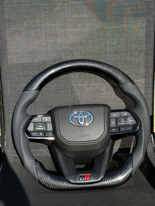 70 series LC Genuine carbon fibre steering wheel